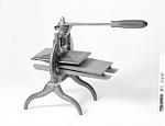 Hand printing press