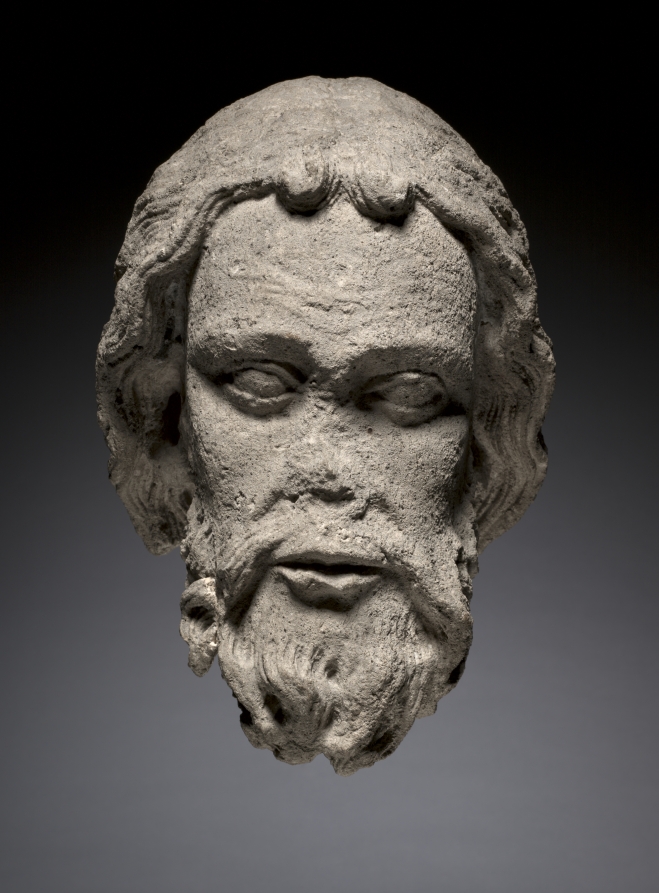 Head of an Apostle from the South Portal of the Cathedral of Thérouanne