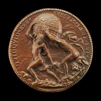Hercules Helping Atlas to Bear the Globe [reverse]