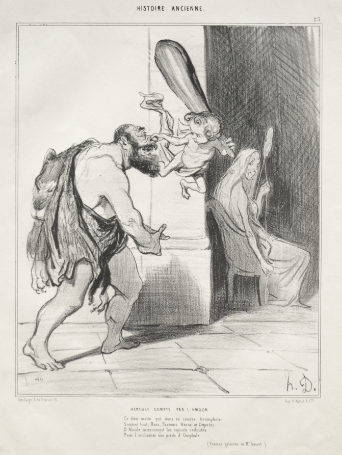 Hercules Tamed by Love