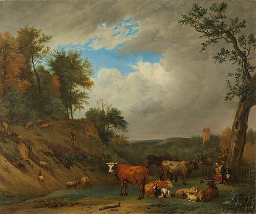 Herdsmen with their cattle
