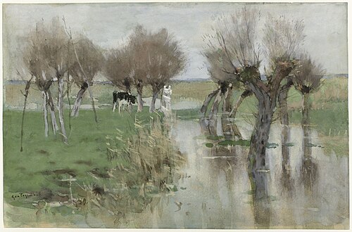 High water in the pasture.