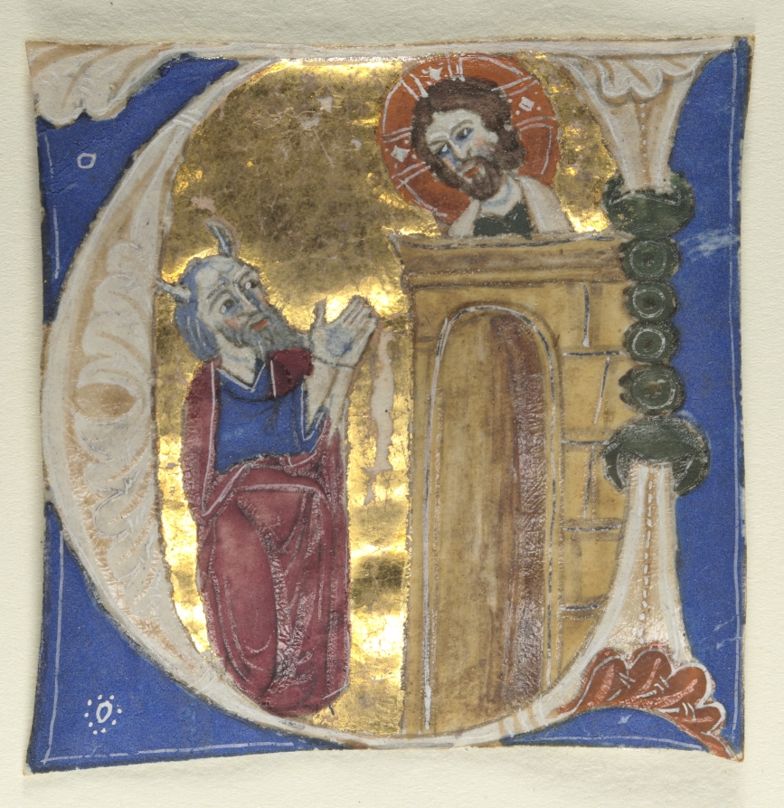 Historiated Initial (U) Excised from a Bible