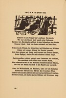 Hora Mortis (Hour of Death) (headpiece, page 56) from Georg Heym: Umbra Vitae (Georg Heym: The Shadow of Life)