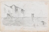 Housetops behind a Wall