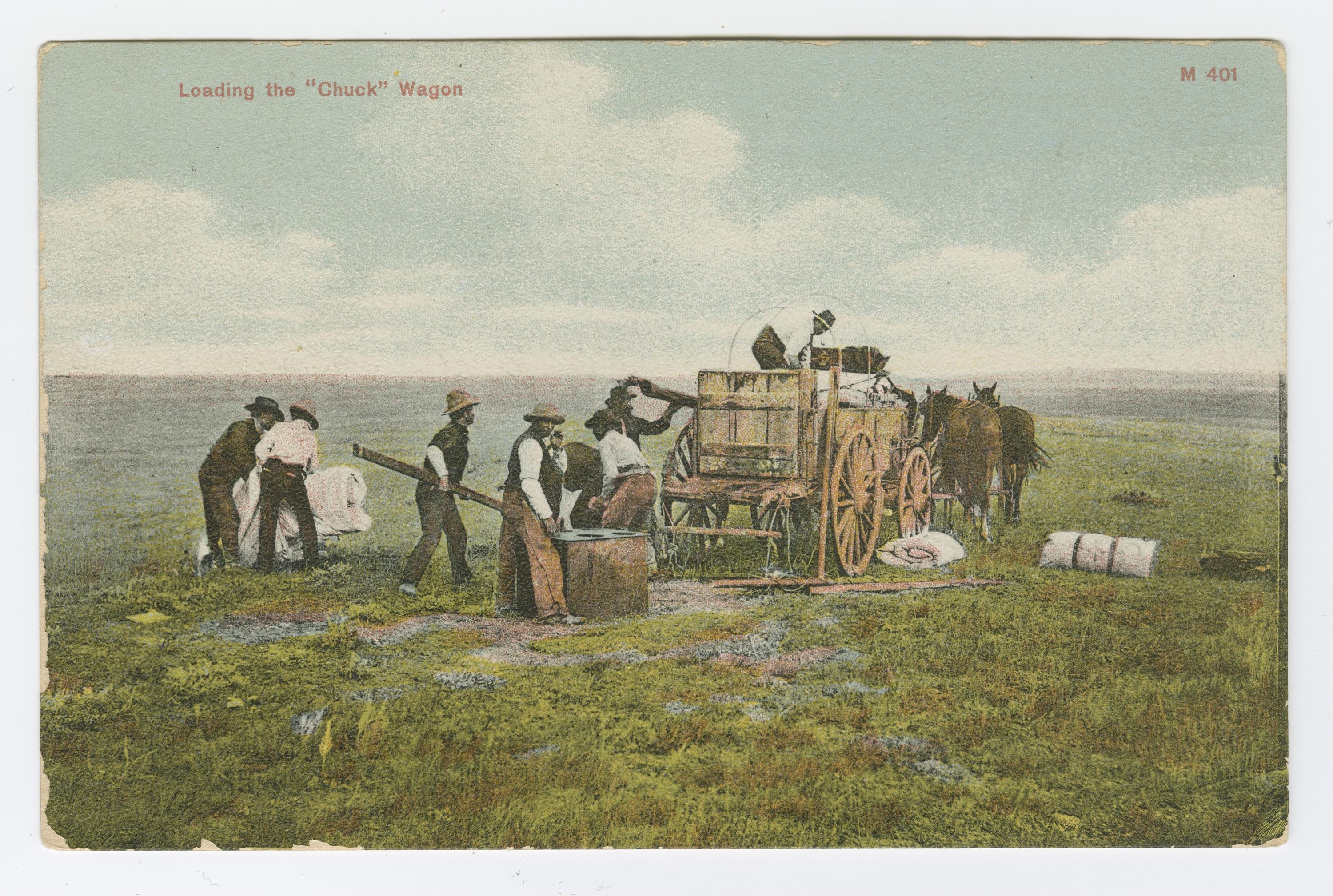 <I>Loading the "Chuck" Wagon</I>