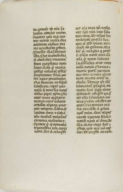 Illuminated Manuscript Leaf