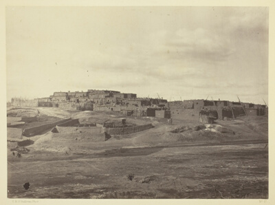 Indian Pueblo, Zuni, N.M. View from the South