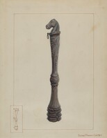 Iron Hitching Post