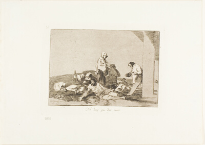 It's no use crying out, plate 58 from The Disasters of War