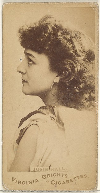 Josie Hall, from the Actors and Actresses series (N45, Type 1) for Virginia Brights Cigarettes