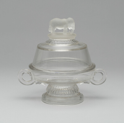 Jumbo/Elephant Covered Butter Dish