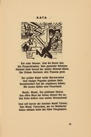 Kata (headpiece, page 31) from Georg Heym: Umbra Vitae (Georg Heym: The Shadow of Life)