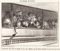 L'Inconvénient d'être dans un wagon...