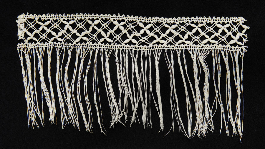 Lace Insertion with Fringe