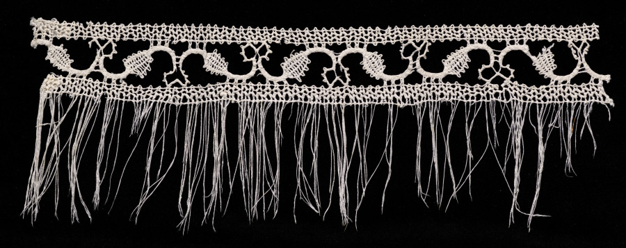 Lace Insertion with Fringe