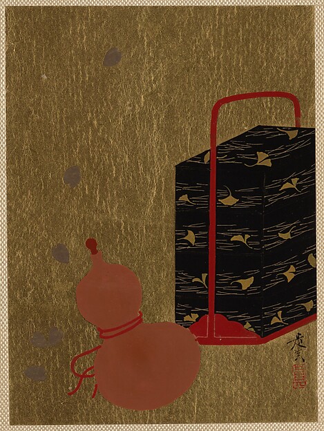 Lacquer Box and Gourd