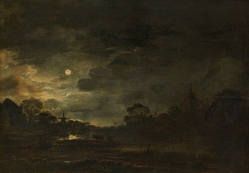 Landscape by moonlight