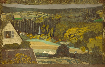 Landscape: Window Overlooking the Woods