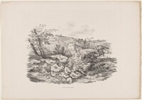 Landscape with a Tree Trunk