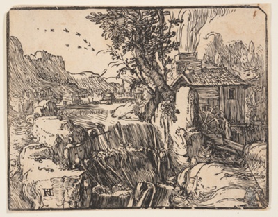 Landscape with a Waterfall