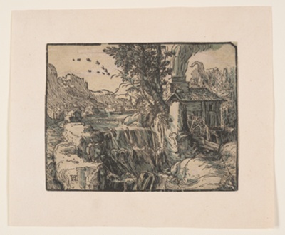 Landscape with a Waterfall