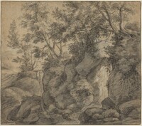 Landscape with a Wooded Ravine