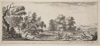 Landscape with Deer Hunt