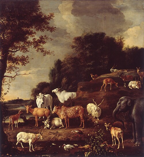 Landscape with Exotic Animals