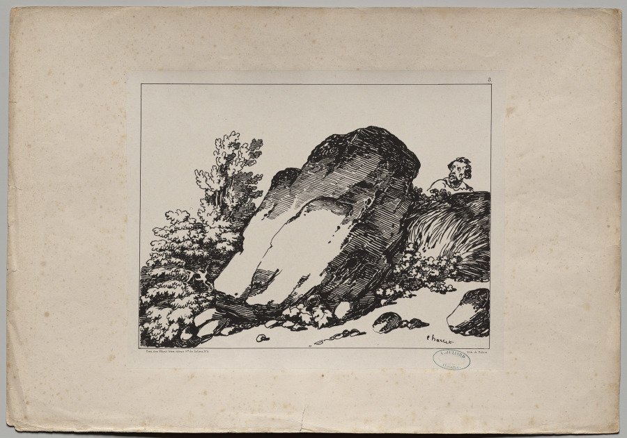 Landscape with Large Rock