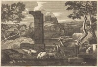 Landscape with Peasant and his Herd