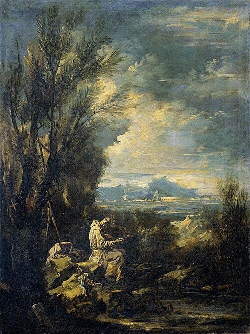 Landscape with Saint Bruno ?