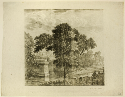 Landscape with Tree