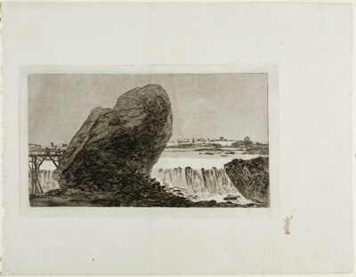 Landscape with Waterfall