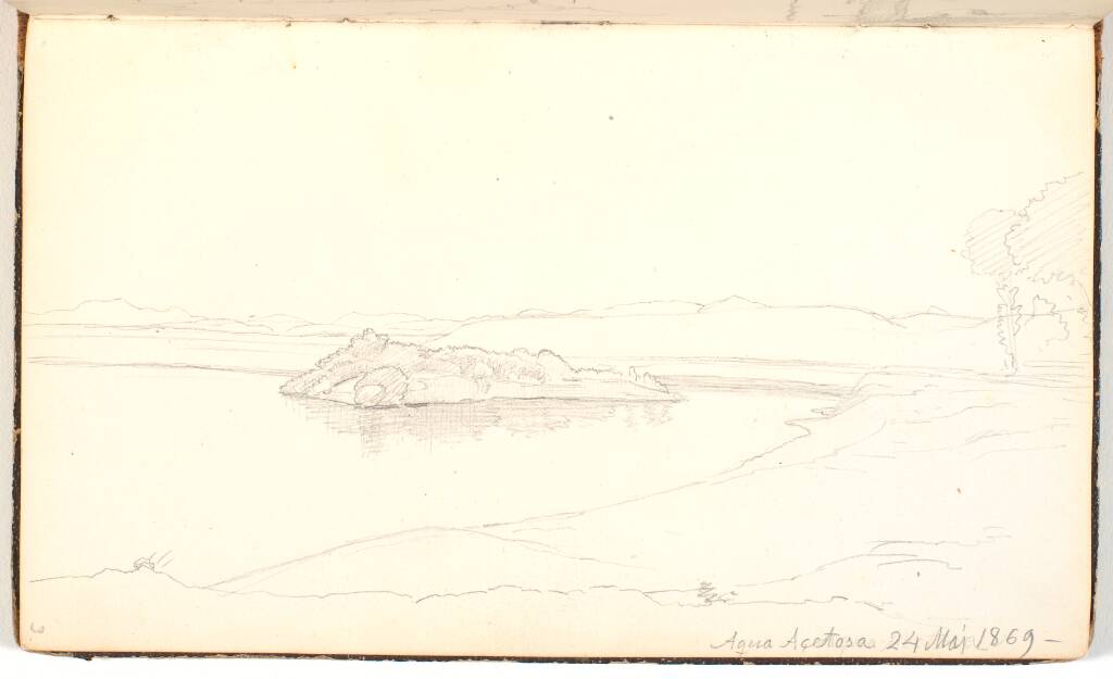 Landskab med sø