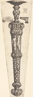 Large Dagger Sheath with Nude Couple