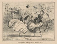 Le printemps annonçant son retour à Paris