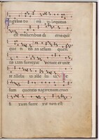 Leaf 2 from an antiphonal fragment