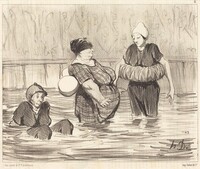 Les Baigneuses prudentes