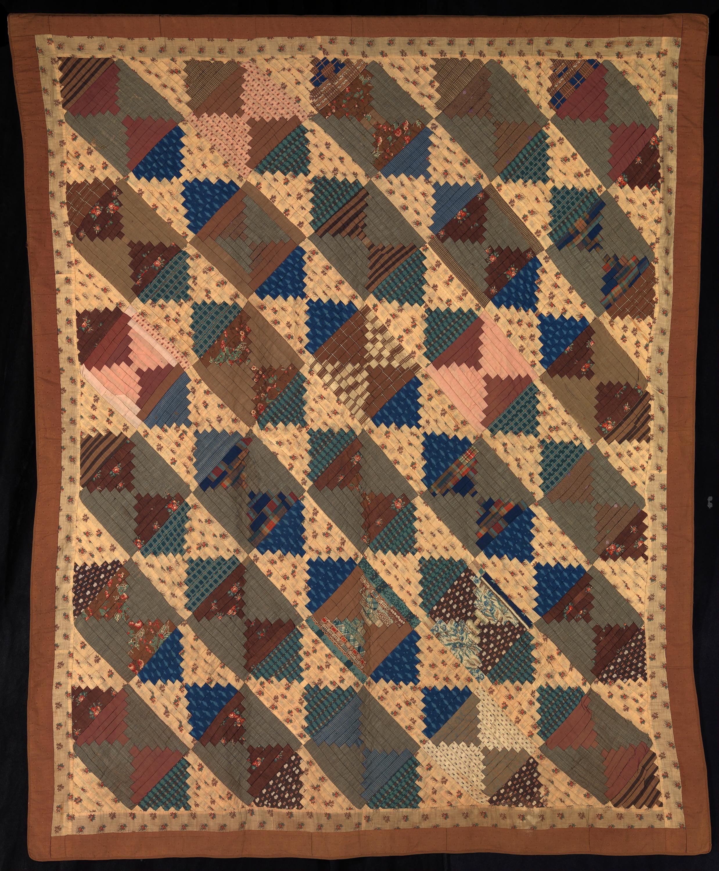 Log Cabin Variation: Couthouse Steps