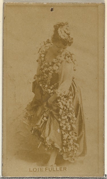 Loie Fuller, from the Actors and Actresses series (N145-8) issued by Duke Sons & Co. to promote Duke Cigarettes