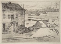 Low Tide, Cos Cob Bridge