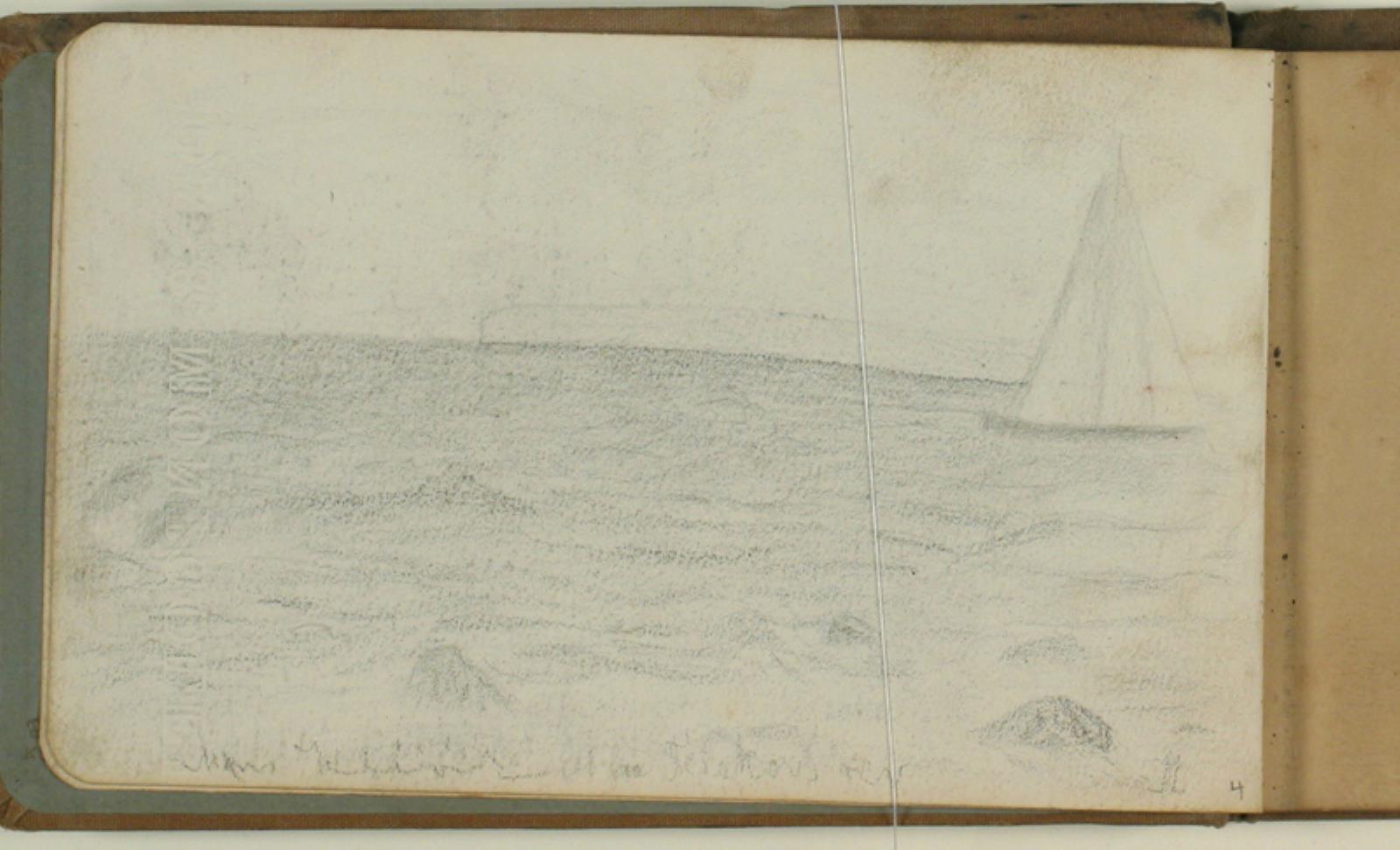 Møns Klint, set fra Filskov