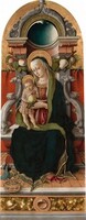 Madonna and Child Enthroned with Donor