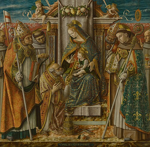 Madonna and Child Enthroned with Saints