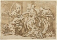 Madonna Surrounded by Saints