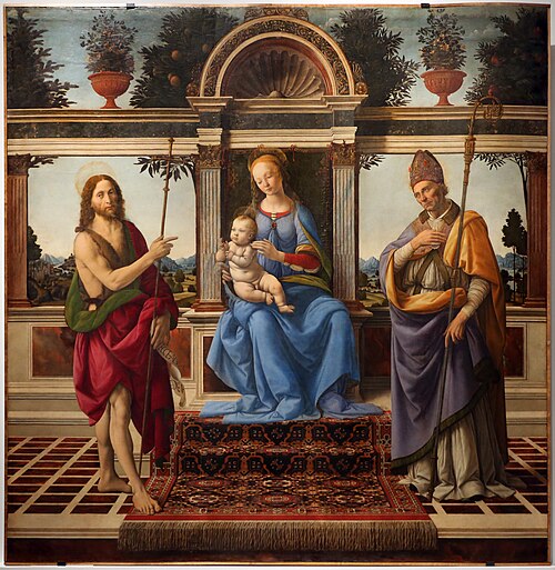 Madonna with child and saints