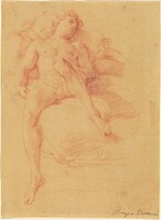 Male Nude Reclining on a Bed