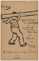 Man Carrying Lumber