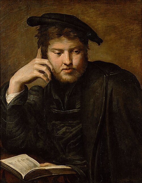 Man Holding a Book